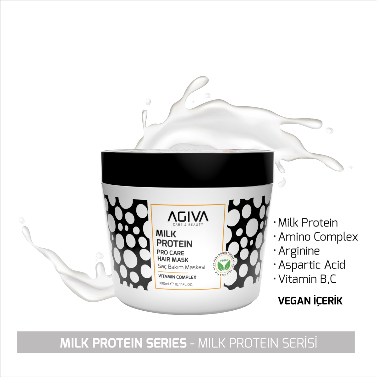 Agiva Milk Protein Amino Complex Pro Hair Mask