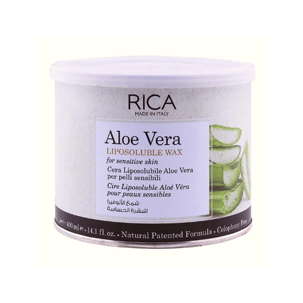 Rica Aloe Vera Liposoluble Wax For Sensitive Skin 400ml - TheSkinFit