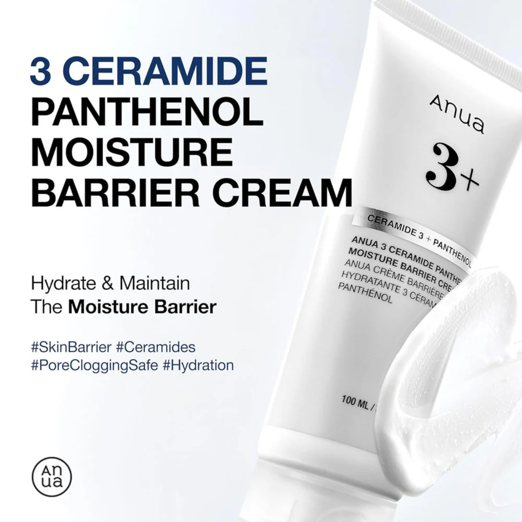 anua 3 ceramide panthenol moisture barrier cream review
