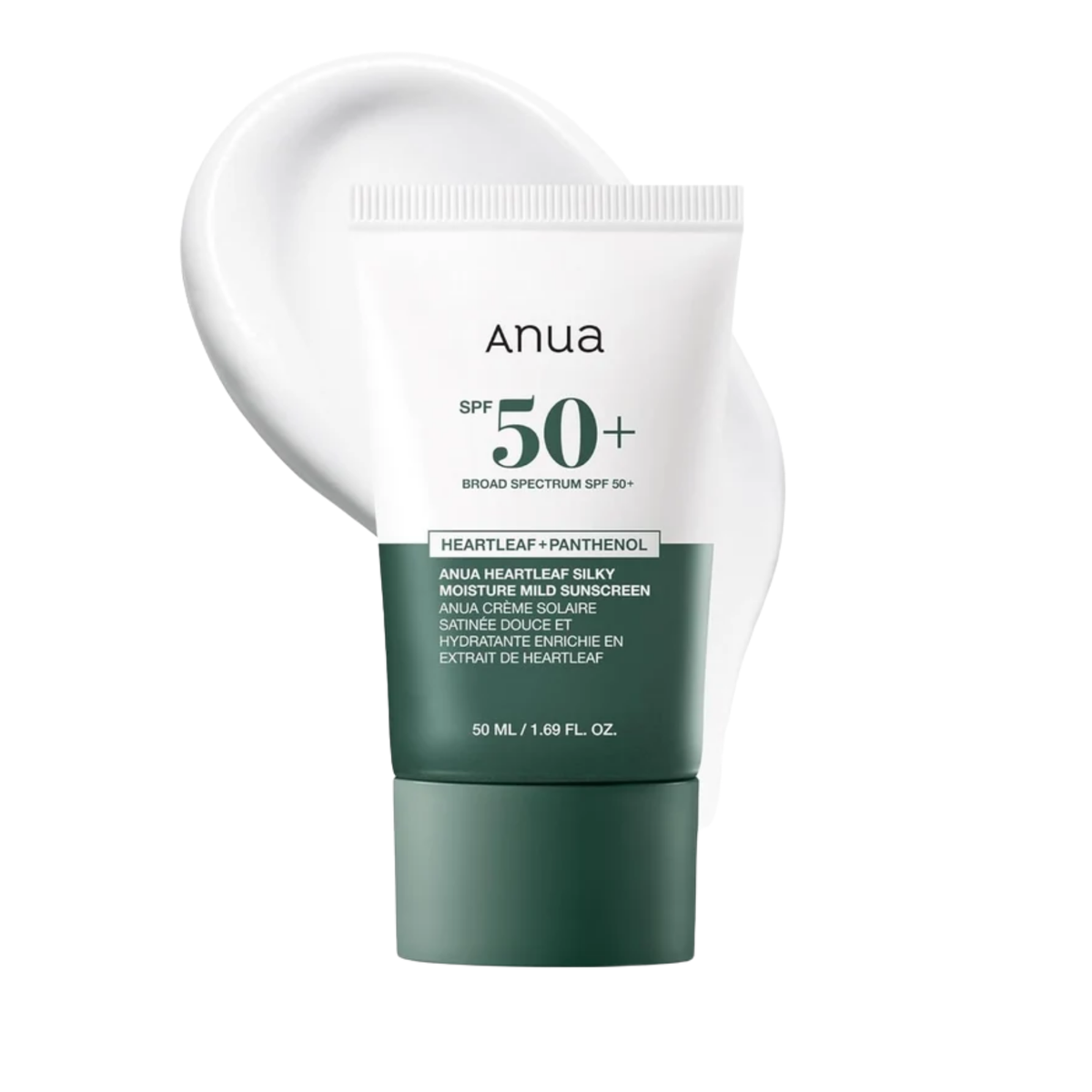 Anua Heartleaf Silky Moisture Sun Cream SPF 50+ PA+++ 50ml