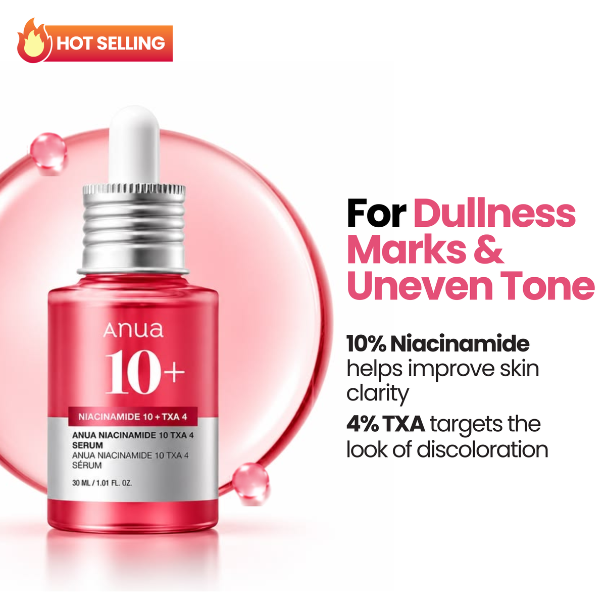 Anua Niacinamide 10 + TXA 4 Serum 30ml