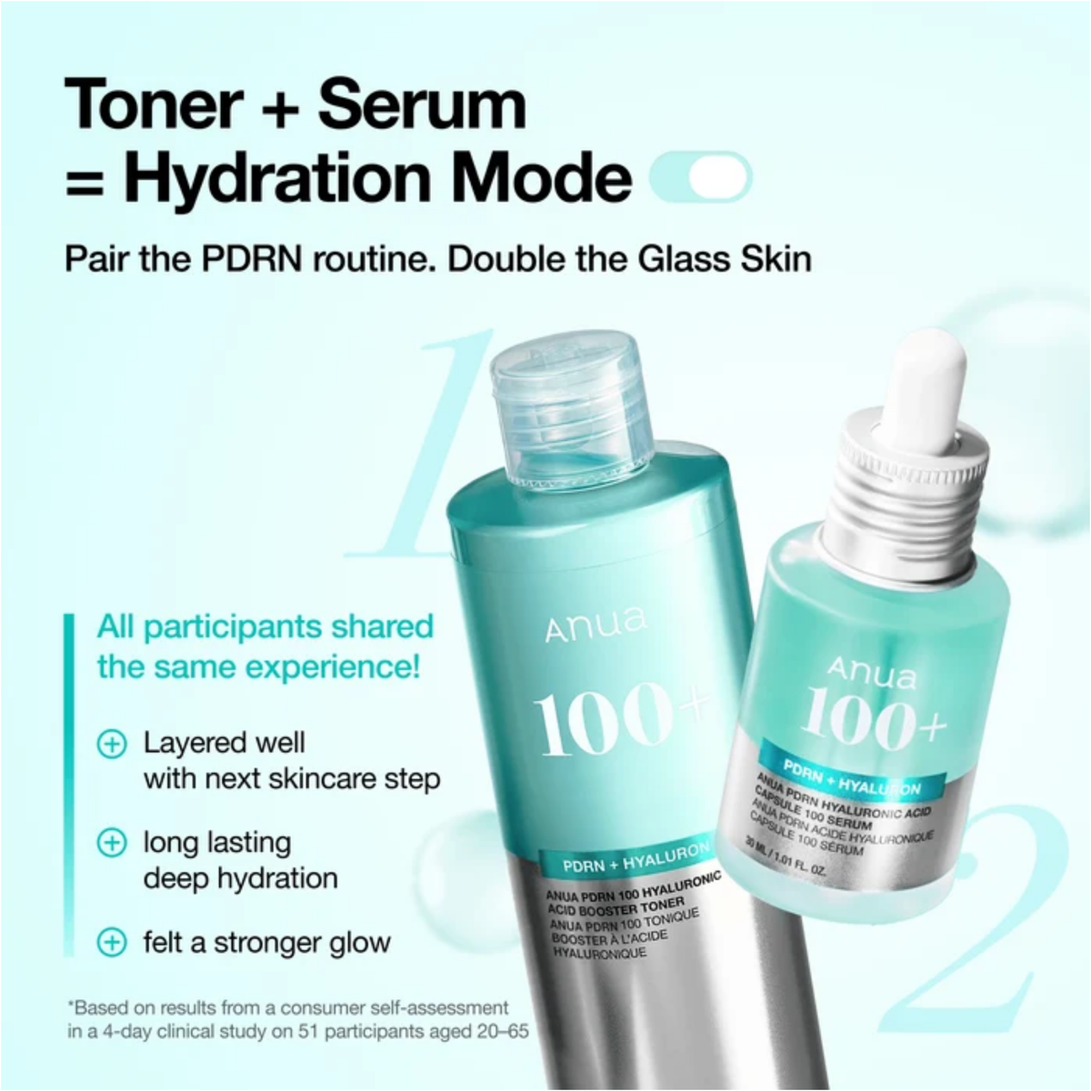 Anua PDRN 100 Hyaluronic Acid Booster Toner