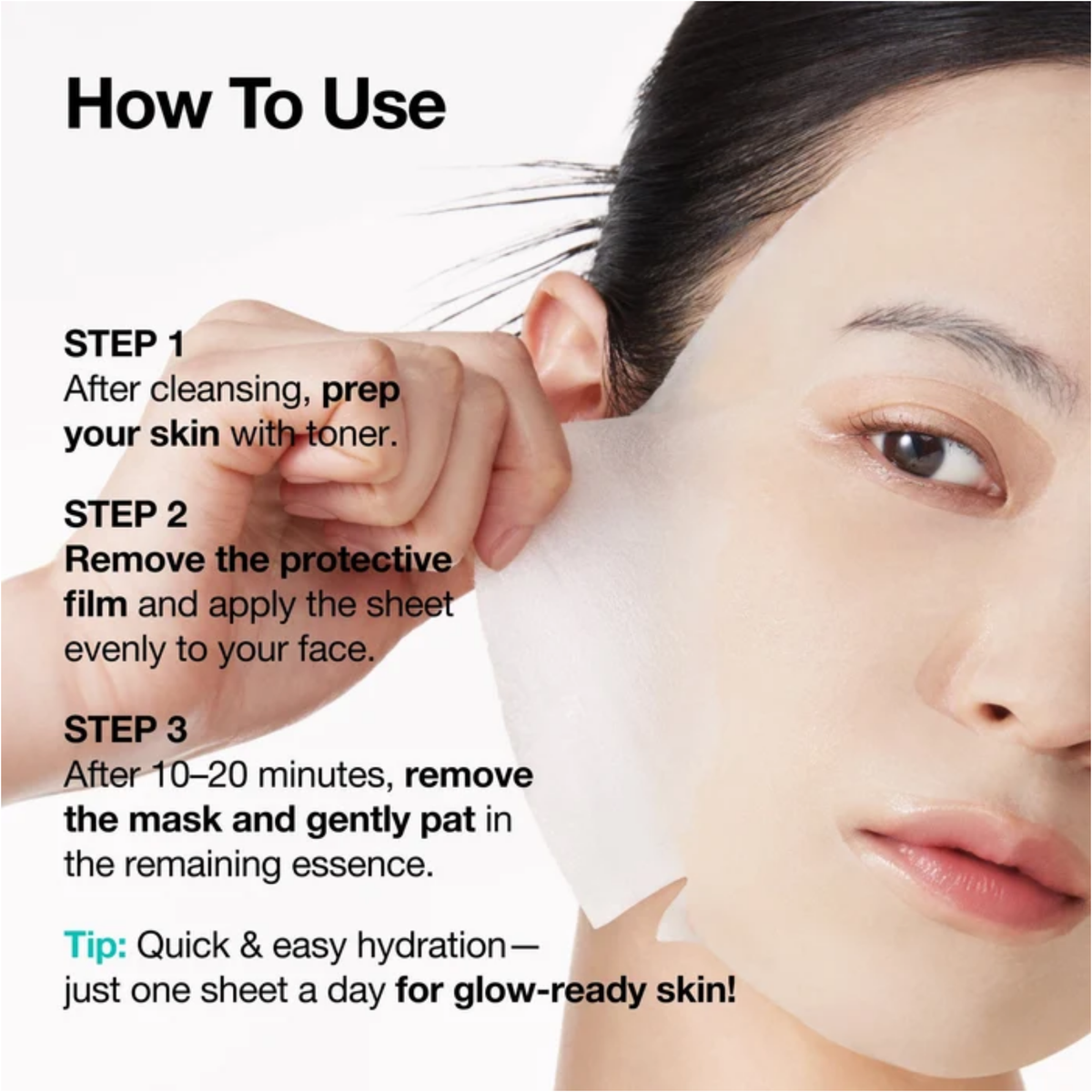 Anua PDRN Hyaluronic Acid Capsule 100 Serum Glow Pump Mask