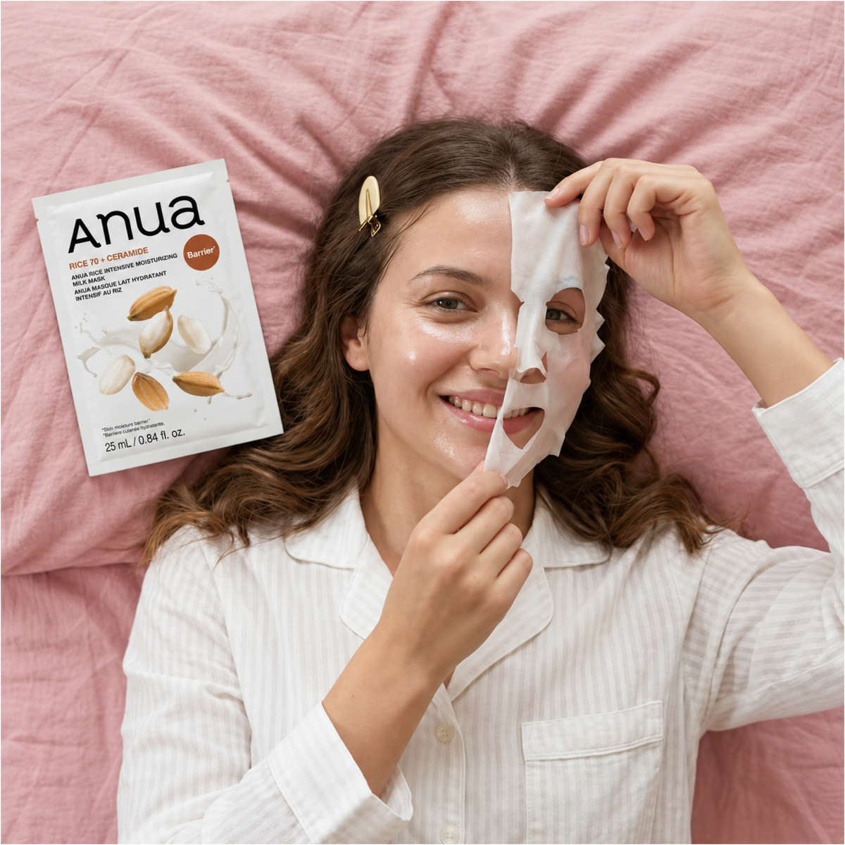 Anua Rice 70 Intensive Moisturizing Milk Mask