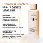 Anua Rice 70+ Ceramide Glow Milky Toner 250ml