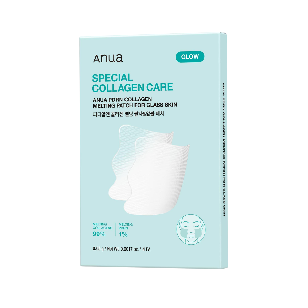 Anua Salmon DNA PDRN Collagen Melting Patch for Glass Skin