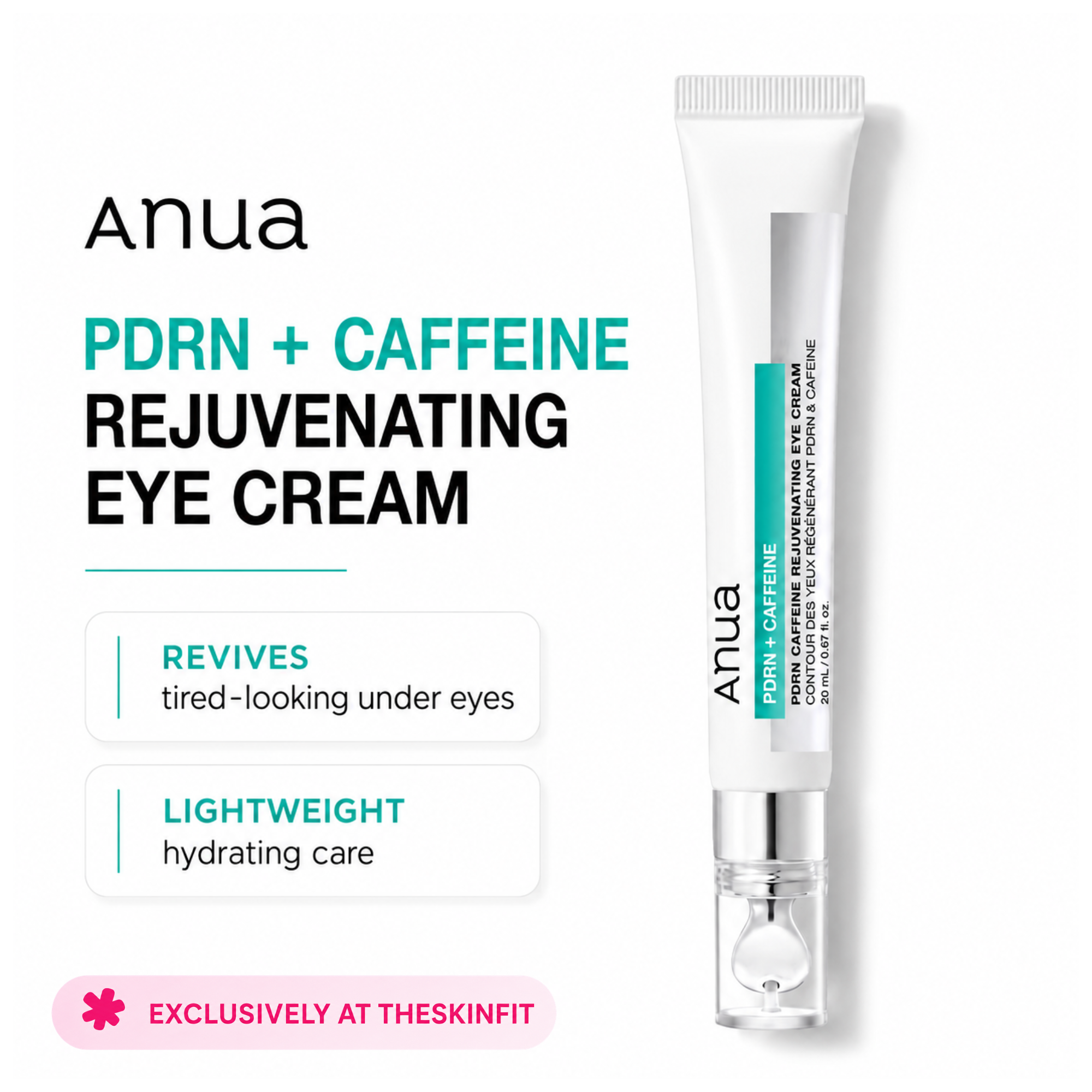 Anua PDRN Caffeine Rejuvenating Eye Cream