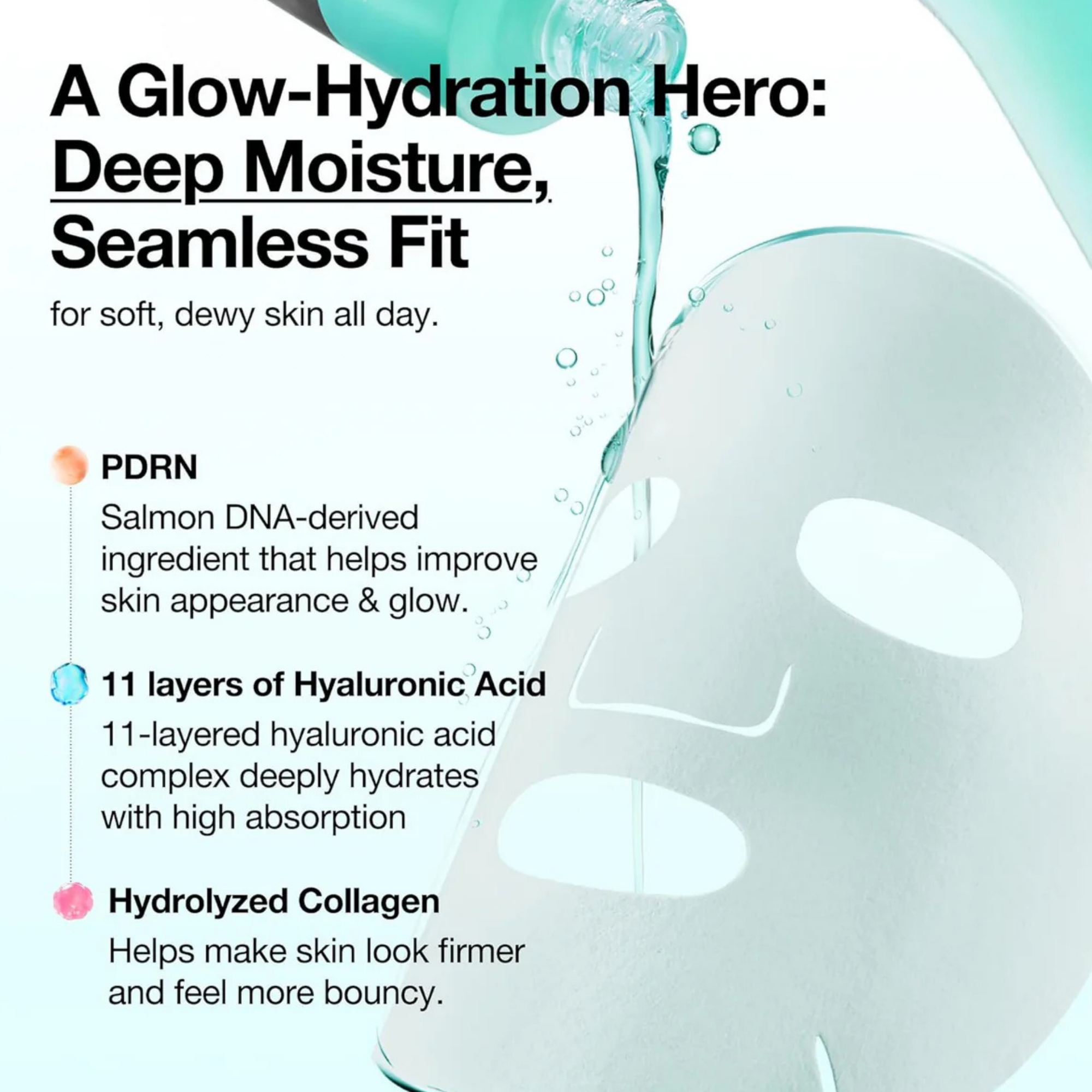 Anua PDRN Hyaluronic Acid Capsule 100 Serum Mask