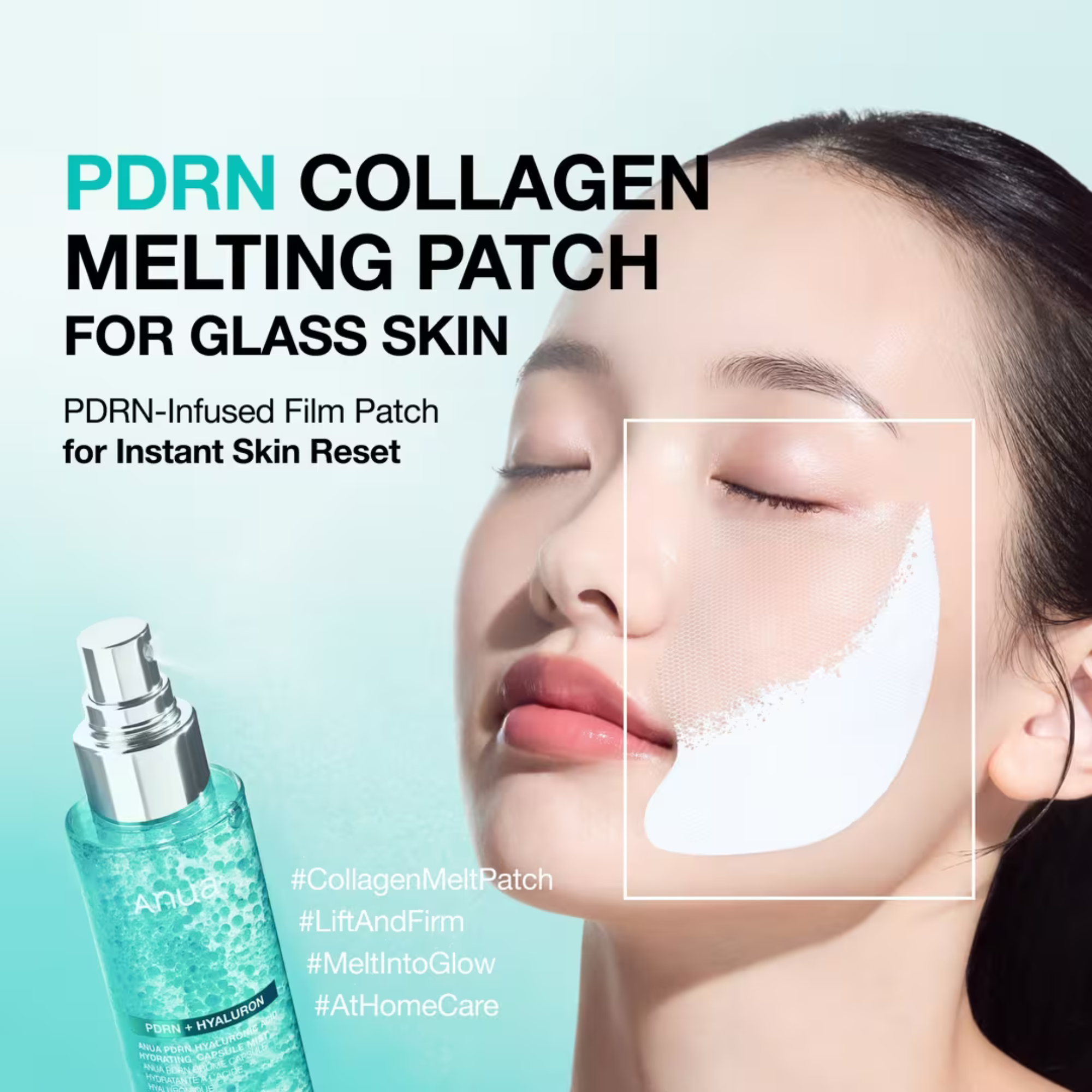 Anua Salmon DNA PDRN Collagen Melting Patch for Glass Skin