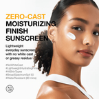 Anua Zero-Cast Moisturizing Finish Water Resistant Sunscreen SPF50+ PA++++