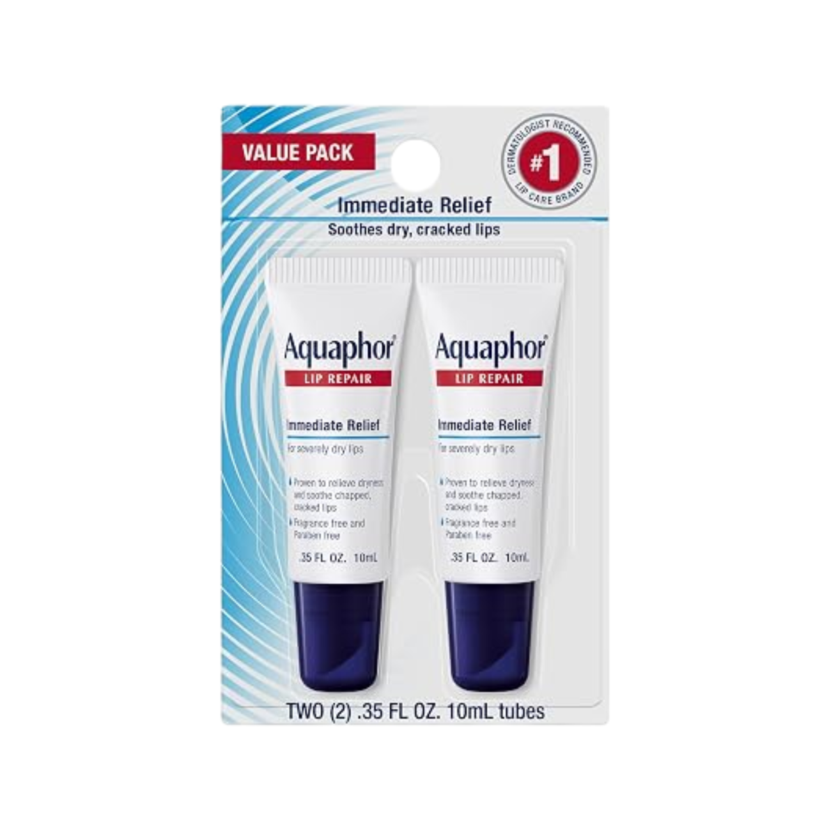 Aquaphor Immediate Relief Lip Repair Ointment Pack