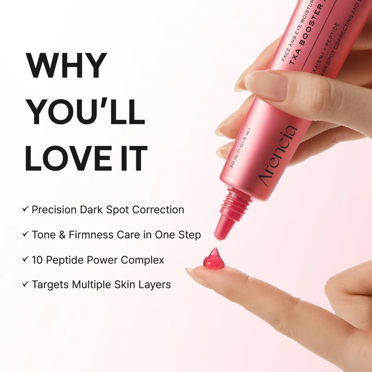 Arencia TXA Booster Shot For Face & Eye Moisturizer