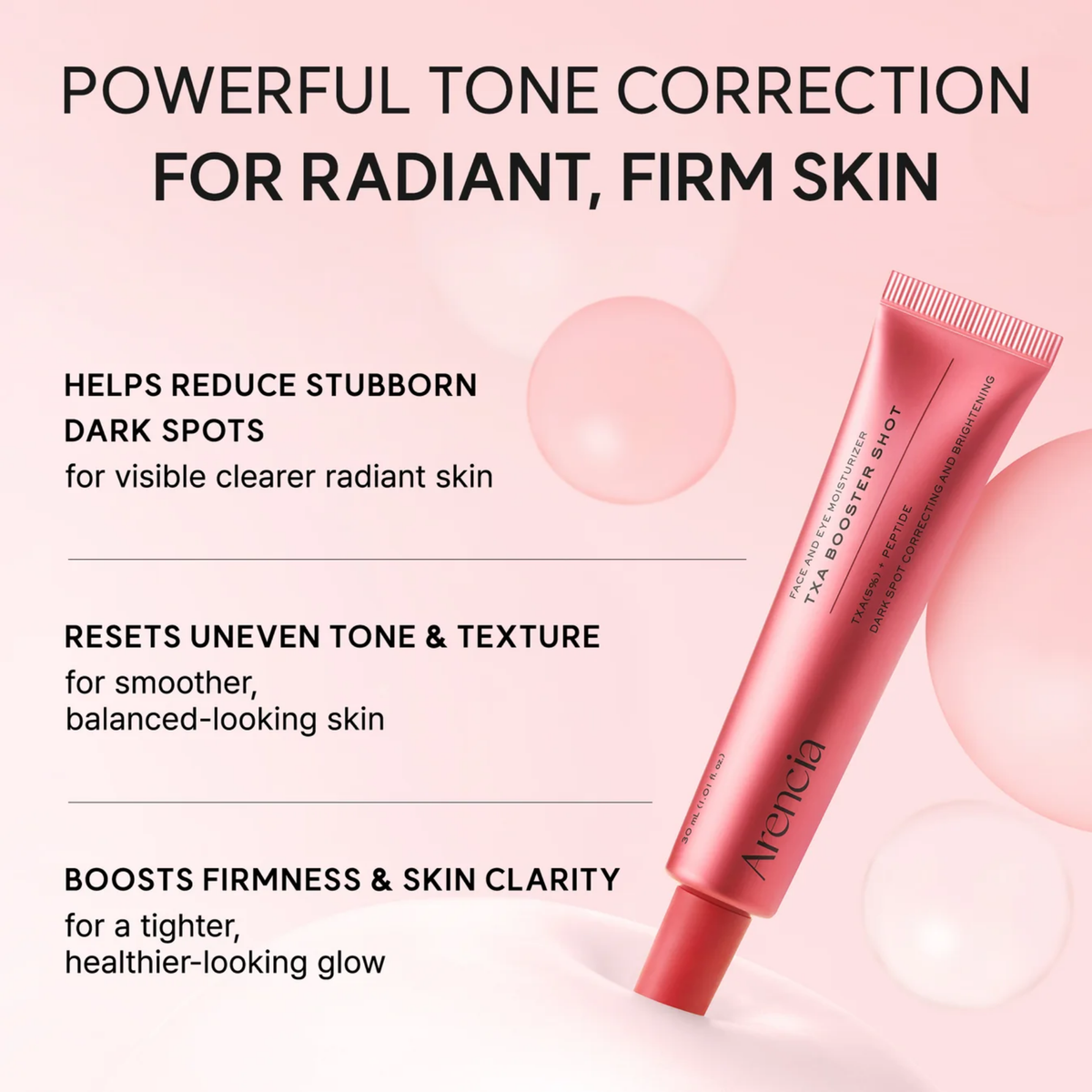 Arencia TXA Booster Shot For Face & Eye Moisturizer