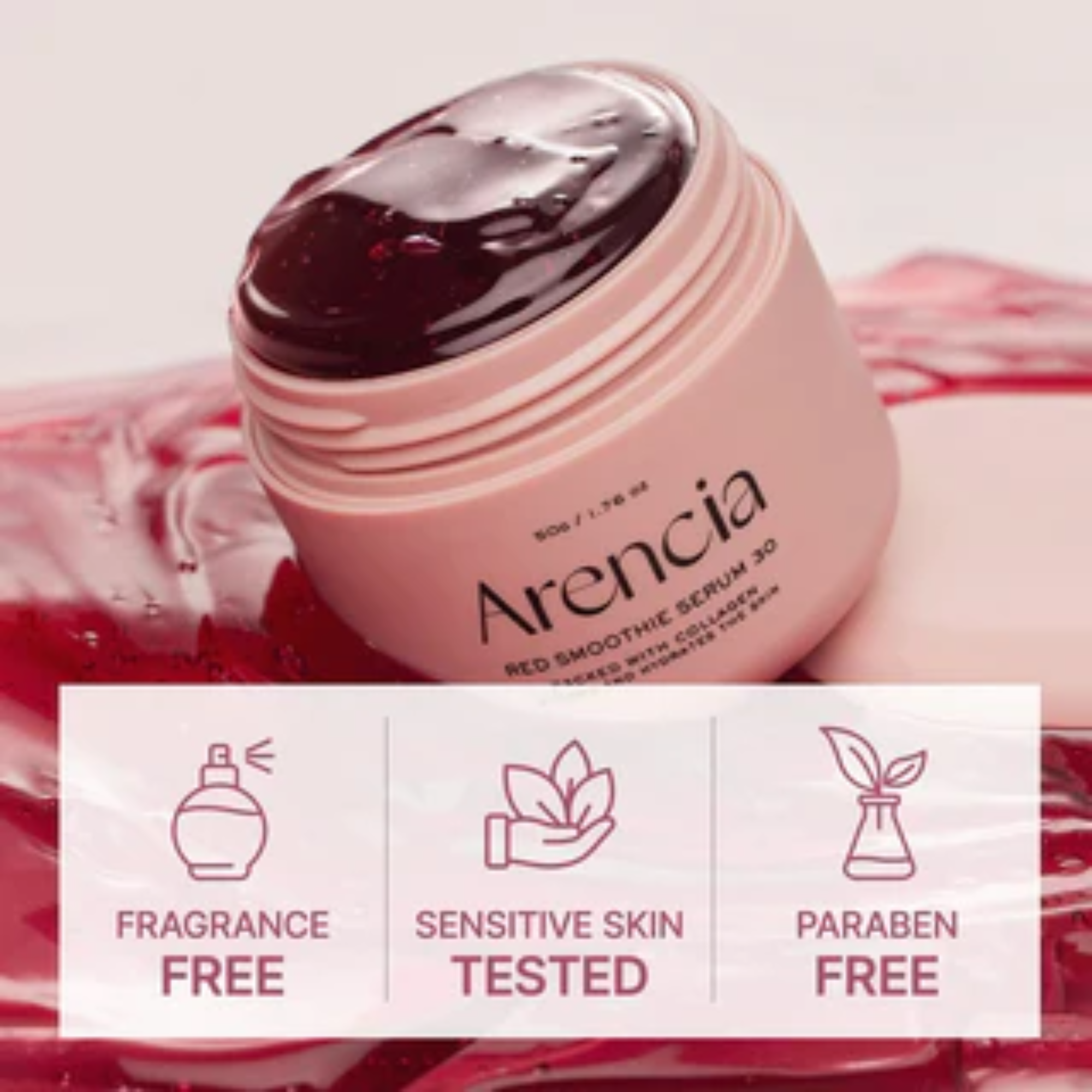 arencia fresh red smoothie serum 30 50gm price