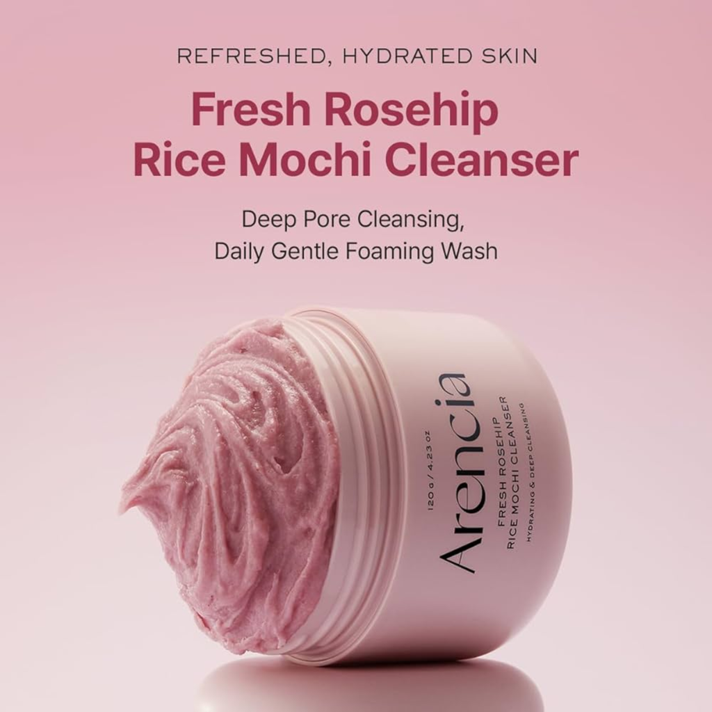Arencia Fresh Rosehip Rice Mochi Cleanser
