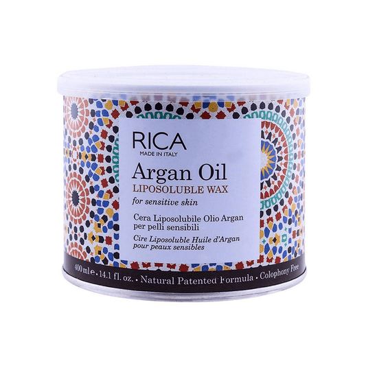 Rica Argan Oil Liposoluble Wax For Sensitive Skin 400ml - TheSkinFit