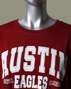 Loom Pakistan Austin Crop Top Maroon