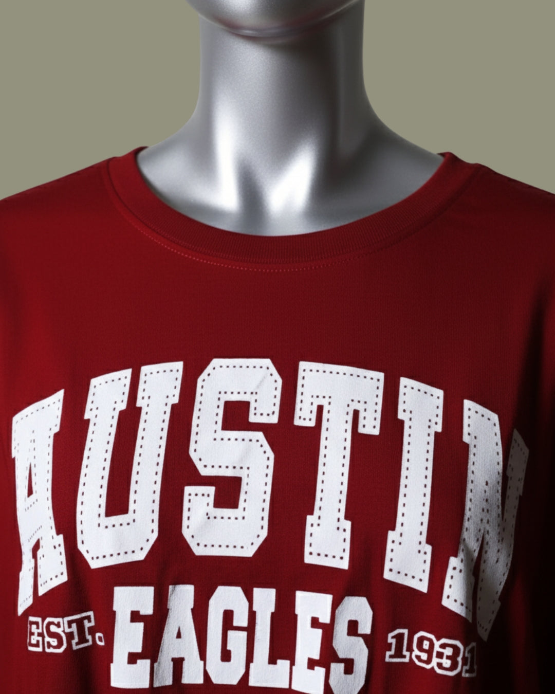 Loom Pakistan Austin Crop Top Maroon