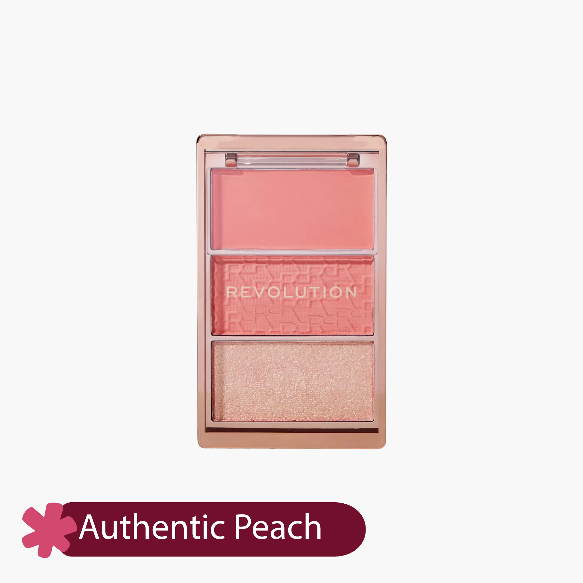 Revolution Icon Blush Palette Authentic Peach 9.8gm