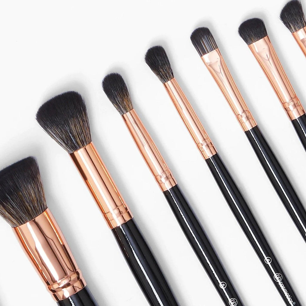 BH Cosmetics Signature 13 Pieces Rose Gold Makeup Brush Set - TheSkinFit