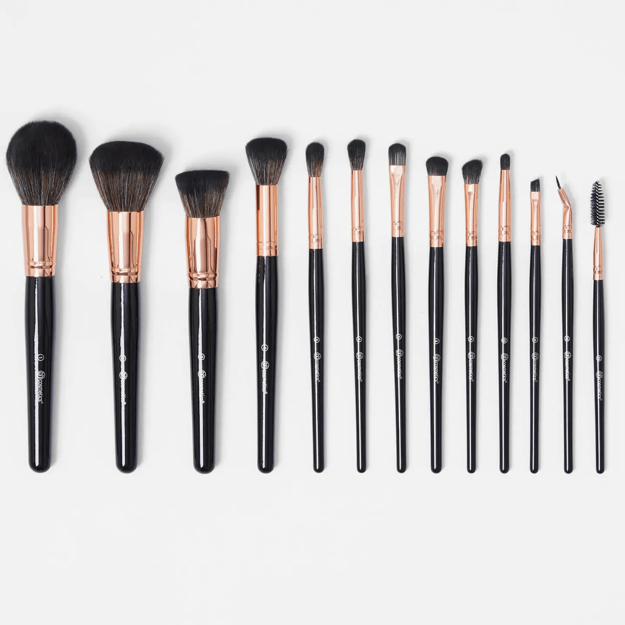 BH Cosmetics Signature 13 Pieces Rose Gold Makeup Brush Set - TheSkinFit