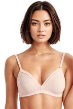 BLS Alma Non Padded Cotton Bralette Beige