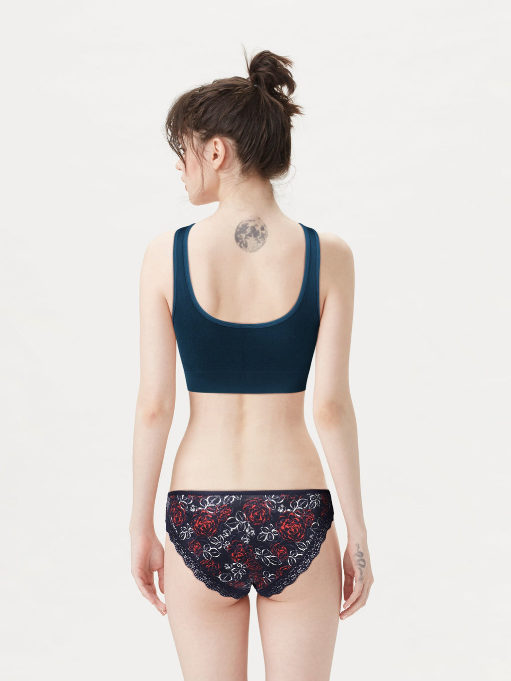 BLS Big Girl Non Wired And Padded Navy Blue