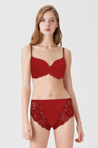 BLS Breathable Lace Panty Red