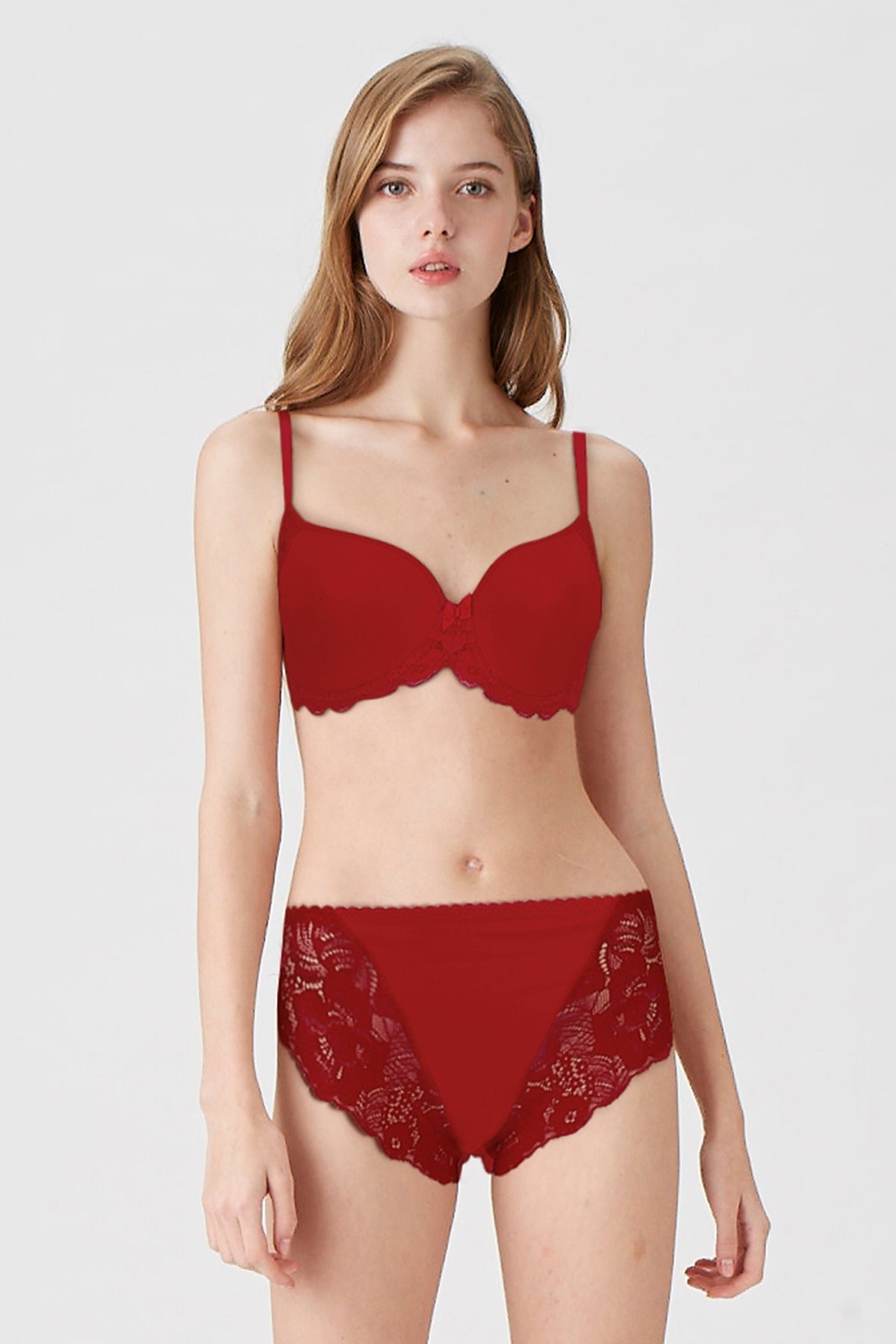 BLS Breathable Lace Panty Red