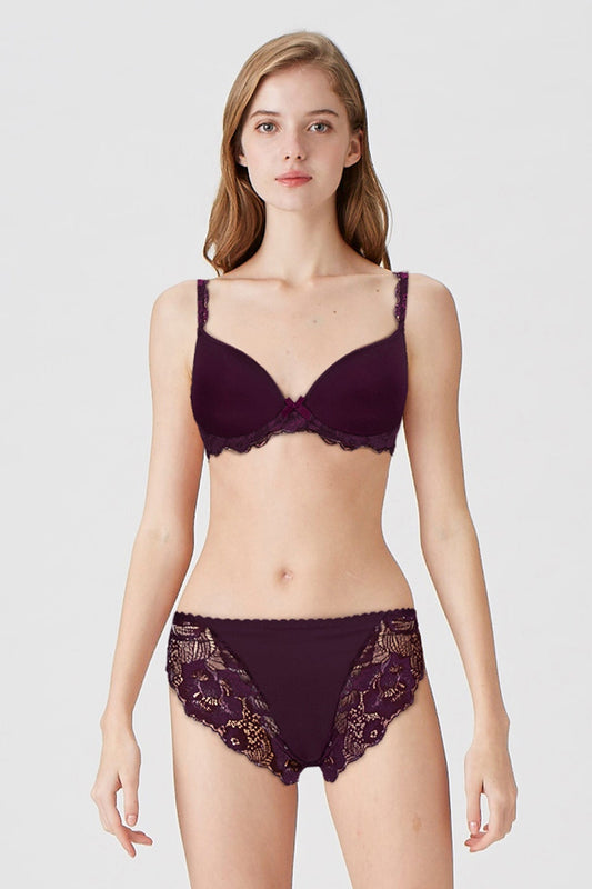 BLS Breathable Lace Panty Respberry