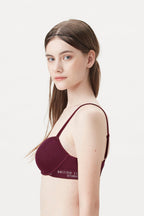 BLS Cheree Wired And Padded Cotton Bra Berry 34C
