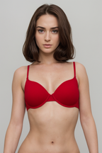 BLS Emily Wired And Padded Bra Red