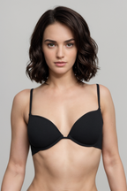 BLS Evelyn Wired And Pushup Bra Black