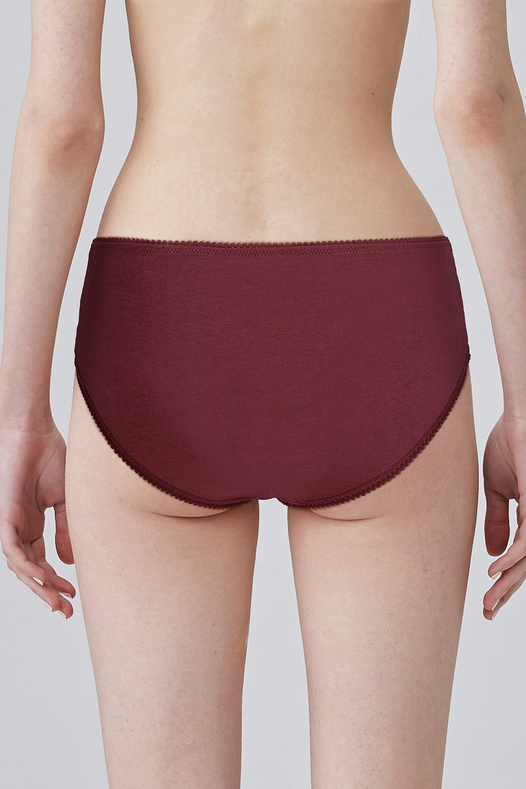 BLS Papillon Cotton Panty Burgundy