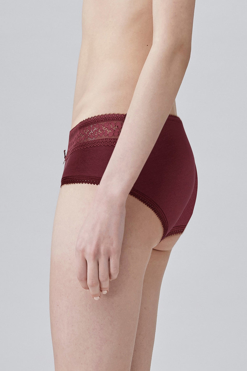 BLS Papillon Cotton Panty Burgundy