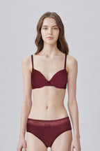 BLS Papillon Cotton Panty Burgundy