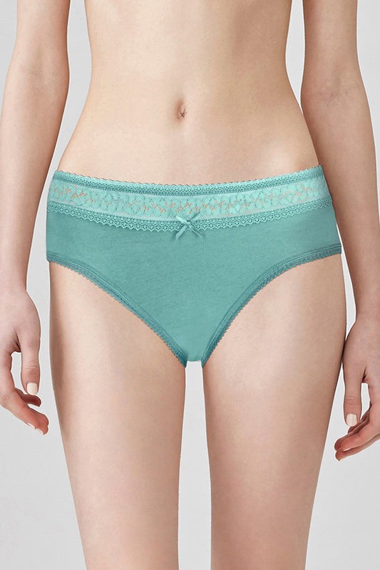 BLS Papillon Cotton Panty Sea Green