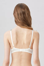BLS Pero Wired And Padded Cotton Bra White 34B