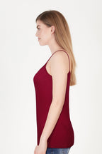 BLS Zendaya Stretchable Cotton Camisole Bordo