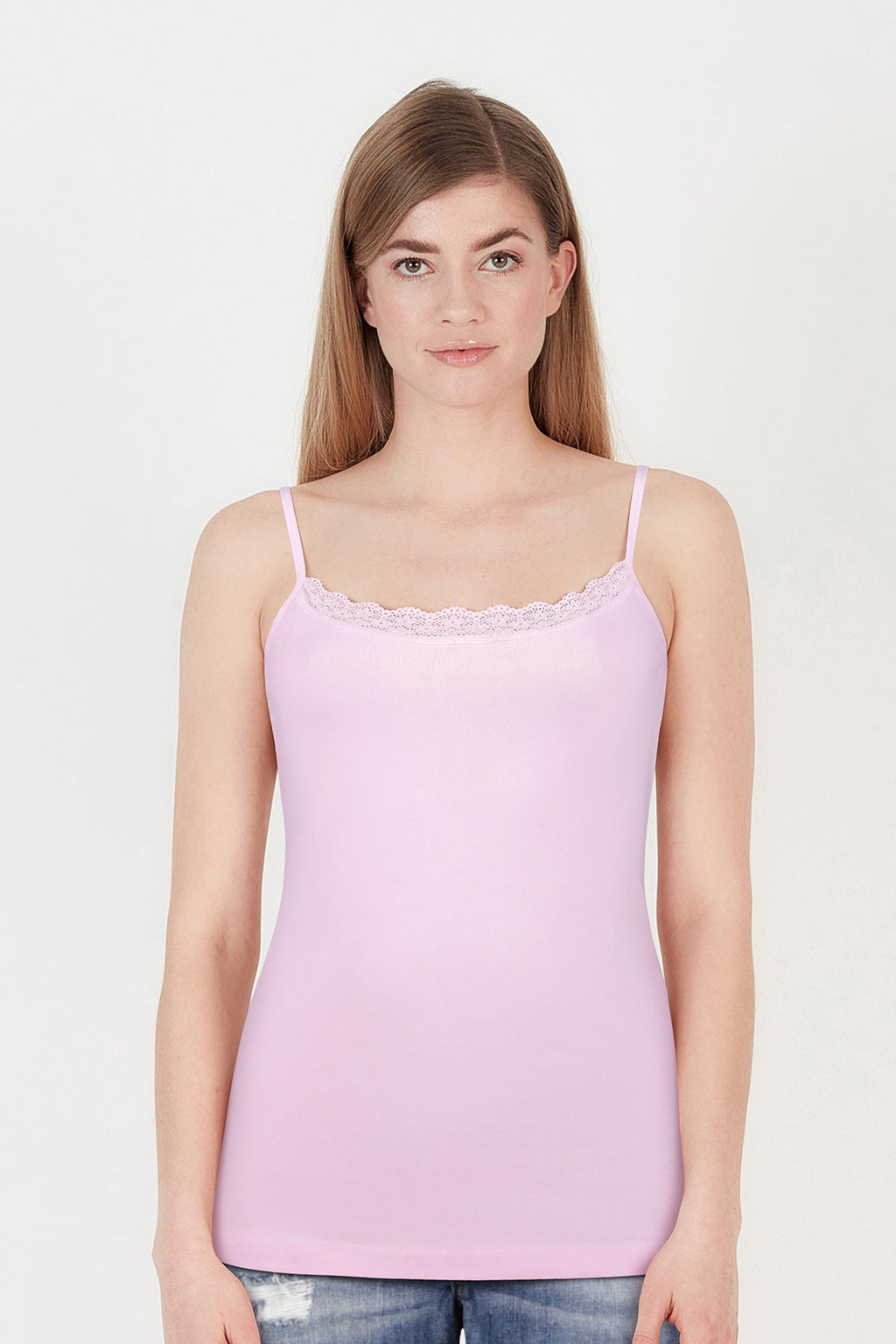 BLS Zendaya Stretchable Cotton Camisole Pink