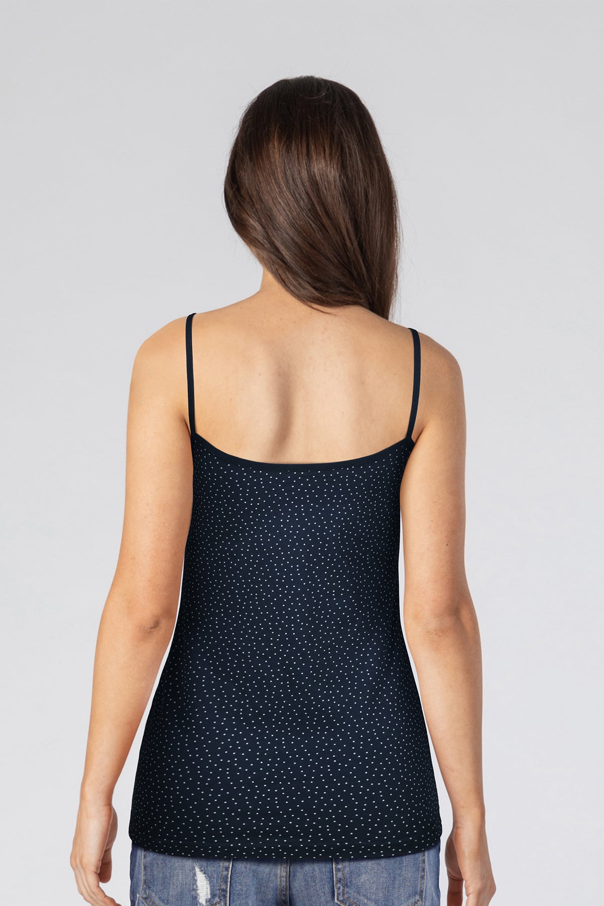 BLS Zorana Stretchable Cotton Camisole Black