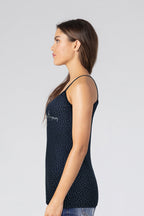 BLS Zorana Stretchable Cotton Camisole Black