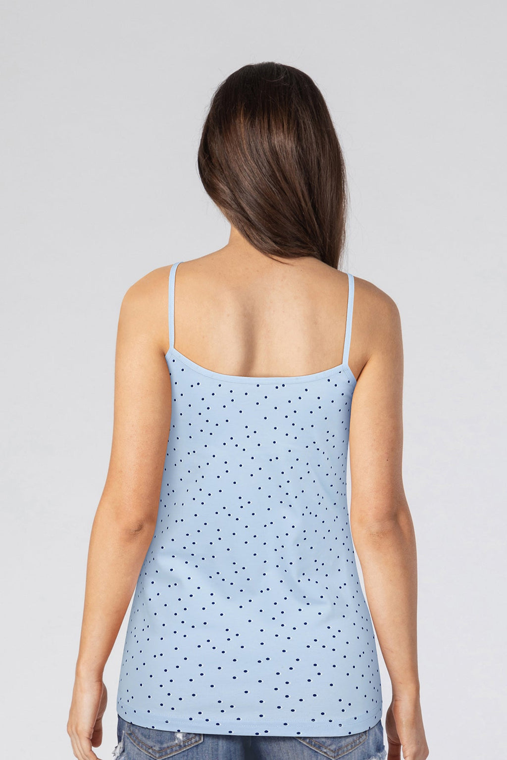 BLS Zorana Stretchable Cotton Camisole Light Blue