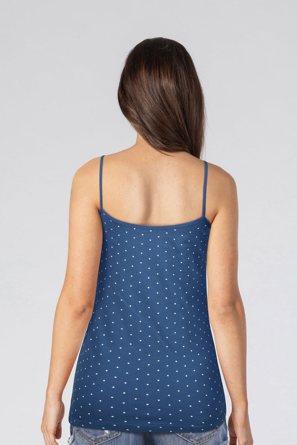 BLS Zorana Stretchable Cotton Camisole Navy Blue