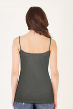BLS Zorica Stretchable Cotton Camisole Dark Grey