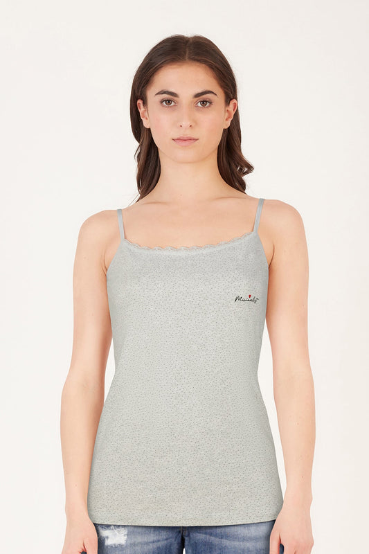 BLS Zorica Stretchable Cotton Camisole Grey