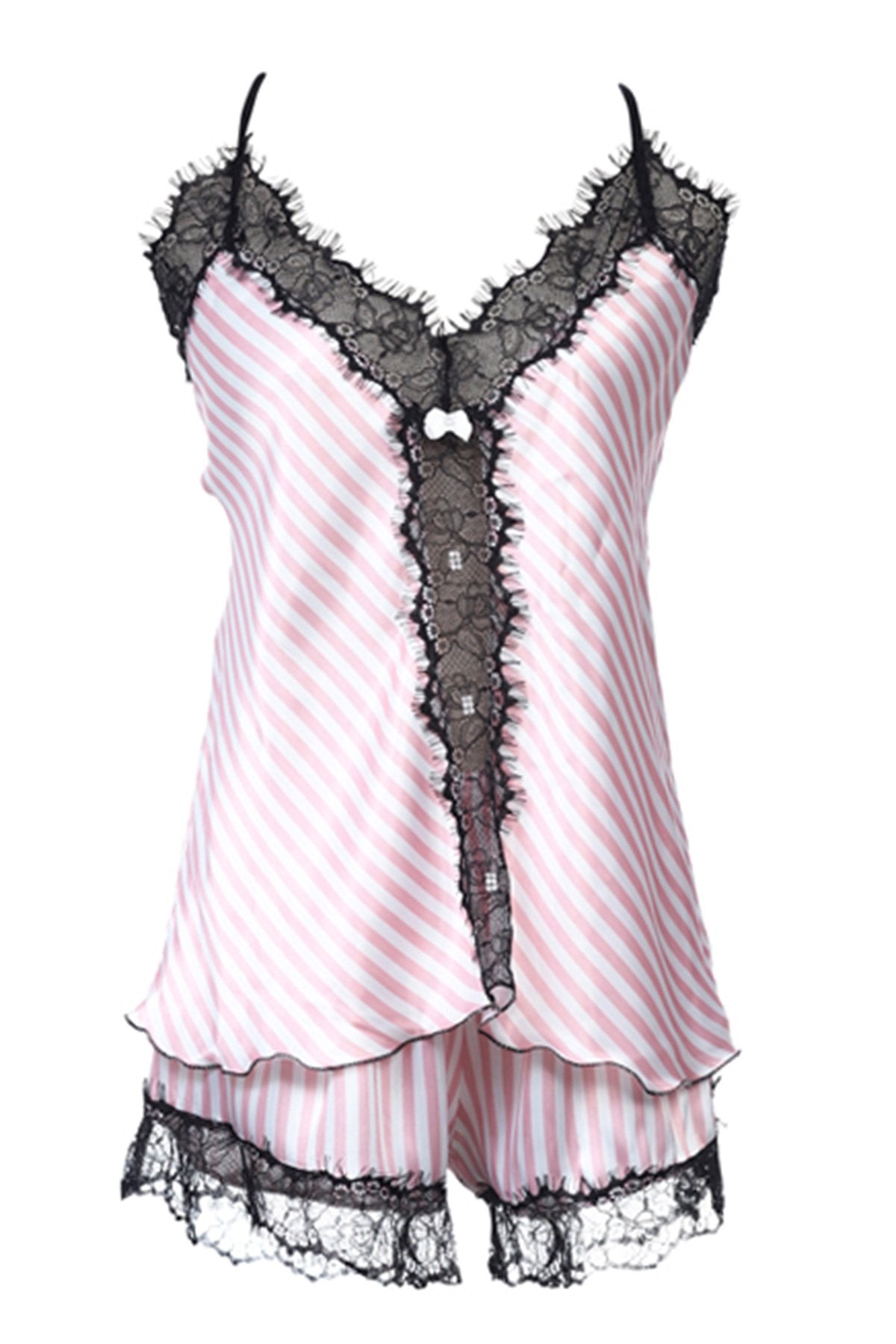 BLS Hang Silk And Chantilly Short Set