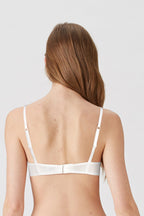 BLS Abroud Non Padded Cotton Teen Bra White