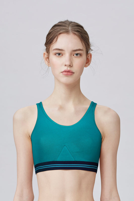 BLS Aglae Non Wired And Non Padded Cotton Crop Top