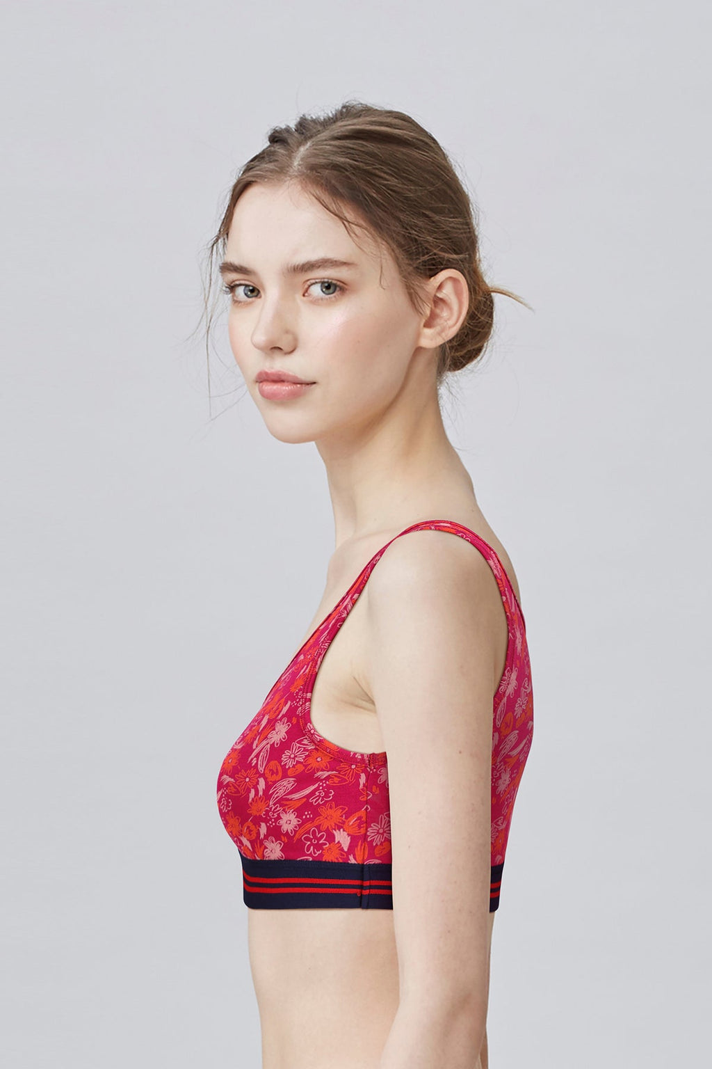 BLS Alizee Non Wired And Non Padded Cotton Crop Top